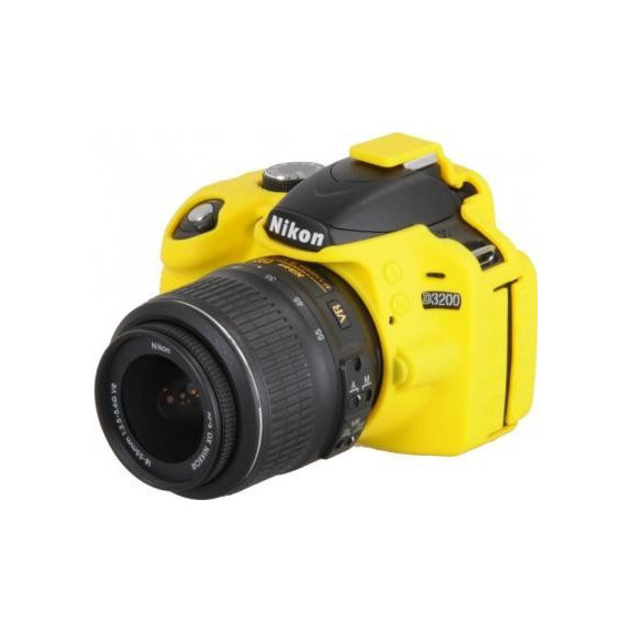 Funda Silicona EASYCOVER Nikon D3200 Amarillo