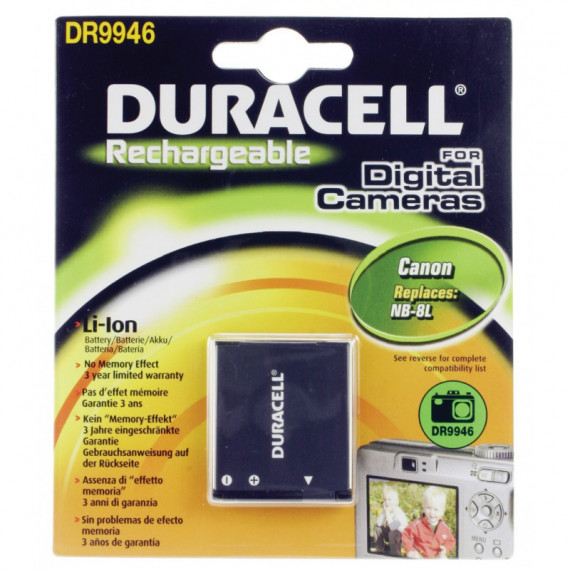 Bateria DURACELL DR9946 para Canon