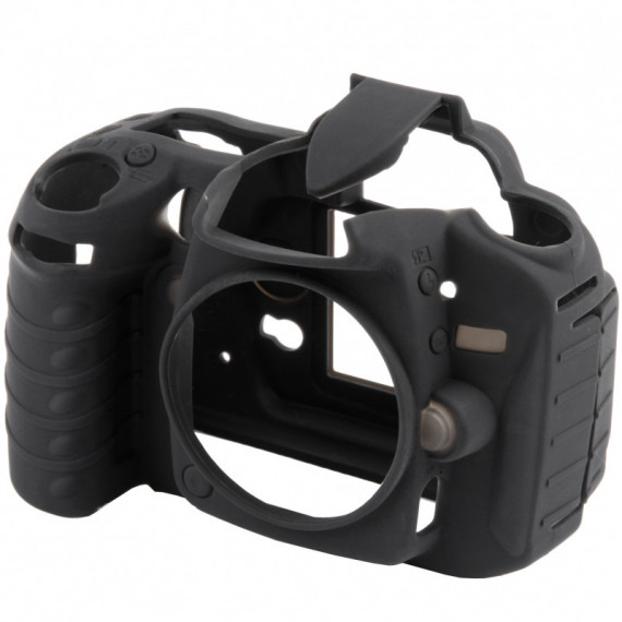 Funda de Silicona EASYCOVER para Nikon D810 Negro