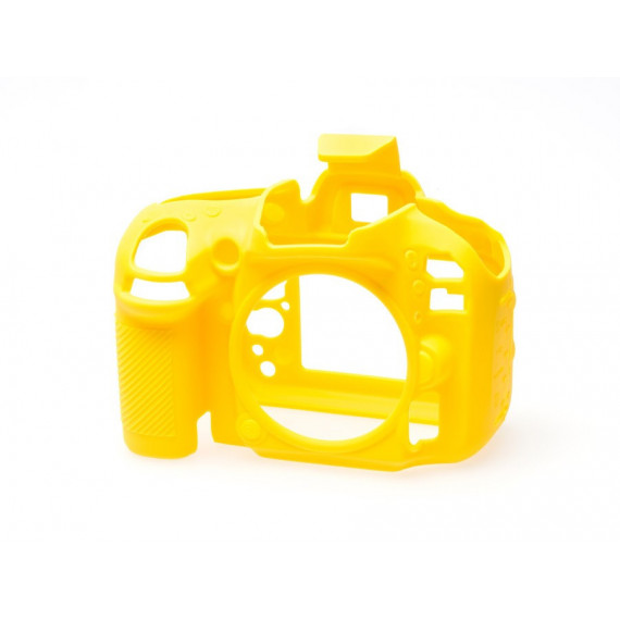 Funda de Silicona EASYCOVER para Nikon D810 Amarillo