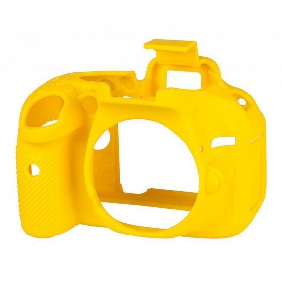 Funda Silicona EASYCOVER para Nikon D750 Amarillo