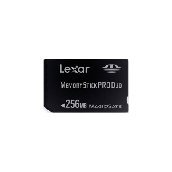 Tarjeta Memory Stick Pro Duo 256MB  LEXAR