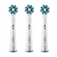 Cabezales Recambio Oral B Cross Action 3  BRAUN