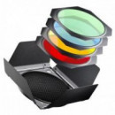 Visera de 4 Hojas con Filtros y Nido de Abejas  ULTRAPIX