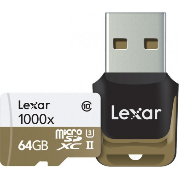 Tarjetas LEXAR Professional 1000X Microsdhc/microsdxc Uhs-ii 64GB
