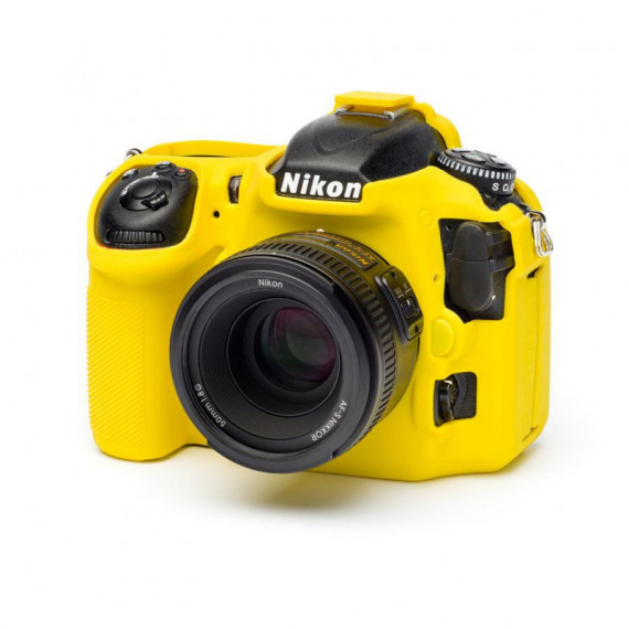 Funda Silicona Easy Cover para Nikon D500 Amarillo  EASYCOVER