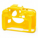 Funda Silicona Easy Cover para Nikon D500 Amarillo  EASYCOVER