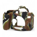 Funda Silicona EASYCOVER para Canon Eos 80D Camuflaje