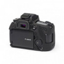 Funda Silicona EASYCOVER para Canon Eos 80D Negro