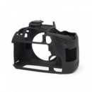 Funda Silicona EASYCOVER para Canon Eos 80D Negro