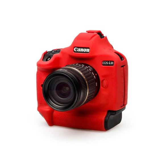 Funda Silicona EASYCOVER para Canon 1DX Mark Ii Roja