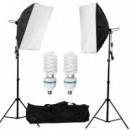 Kit de 2 Softbox con Iluminación UPFK-PKSB02  ULTRAPIX