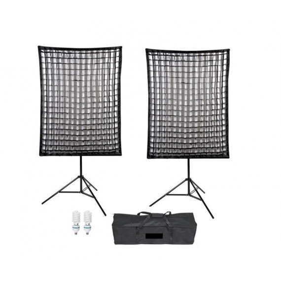 Kit de 2 Softbox con Iluminación UPFK-PKSB05  ULTRAPIX