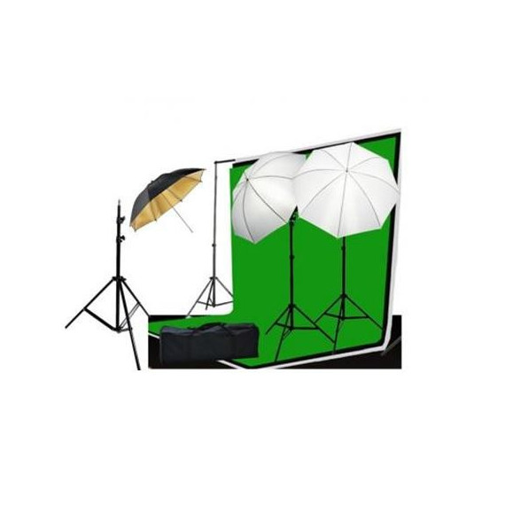 Kit de Estudio con Iluminación Modelo UPFK-PKBG06  ULTRAPIX
