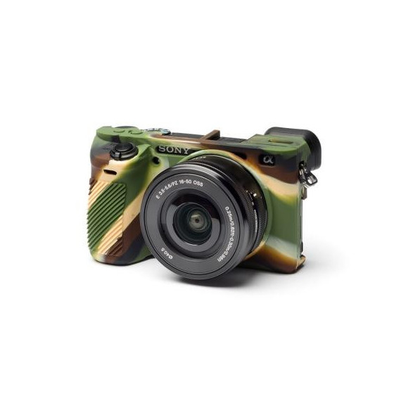 Funda Silicona EASYCOVER para Sony A6500 Camuflaje