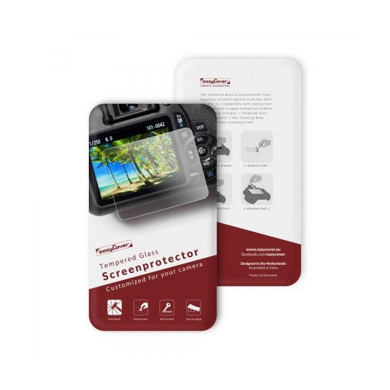 Protector de Pantalla de Cristal Templado EASYCOVER para Eos 100D