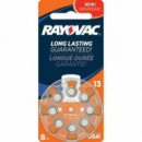 Pila para Audifono RAYOVAC 13