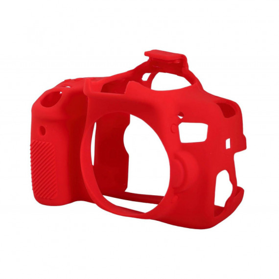 Funda de Silicona EASYCOVER para Canon Eos 750D Roja