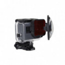 Filtro Submarino POLARPRO Aqua Series Super Suit Edition Switchblade (rojo+macro) para Hero 5/6