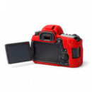 Funda de Silicona EASYCOVER para Canon 6D Mark Ii Roja
