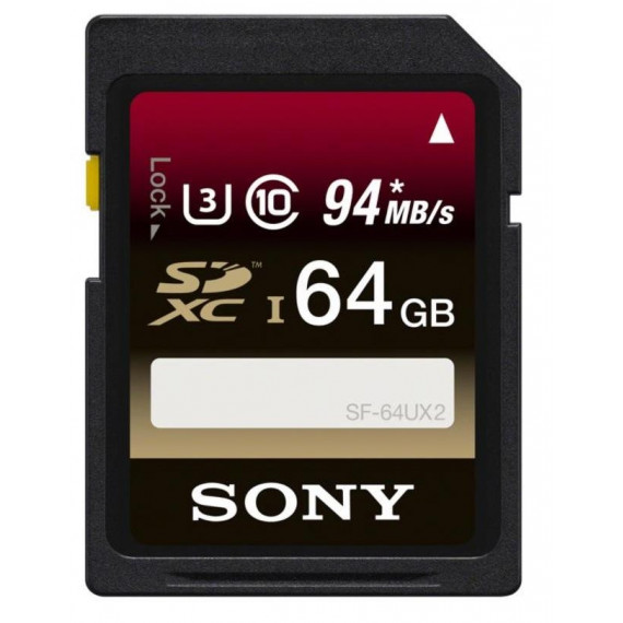 Tarjeta de Memoria Sd SONY Serie SF-UX2 64GB 94MB/S