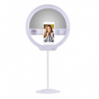 Lampara de Maquillaje Led con Espejo y Soporte para Smartphone YONGNUO YN128II