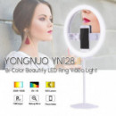 Lampara de Maquillaje Led con Espejo y Soporte para Smartphone YONGNUO YN128II
