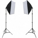 Kit de Iluminación para Estudio de 2 Softbox UPFK-PKSB01  ULTRAPIX