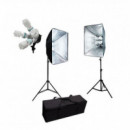 Kit de Iluminación para Estudio de 2 Softbox UPFK-PKSB01  ULTRAPIX