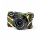 Funda Silicona EASYCOVER para Sony A6000/A6300 Camuflaje