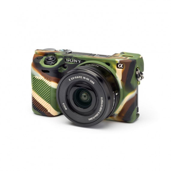 Funda Silicona EASYCOVER para Sony A6000/A6300 Camuflaje
