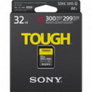 Tarjeta de Memoria Sd Uhs-ii SONY Serie Sf-g Tough 300MB/S 32GB