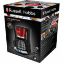 Cafetera de Goteo con Jarra de Cristal RUSSELL HOBBS Colours Plus+ Flame Red 24031-56