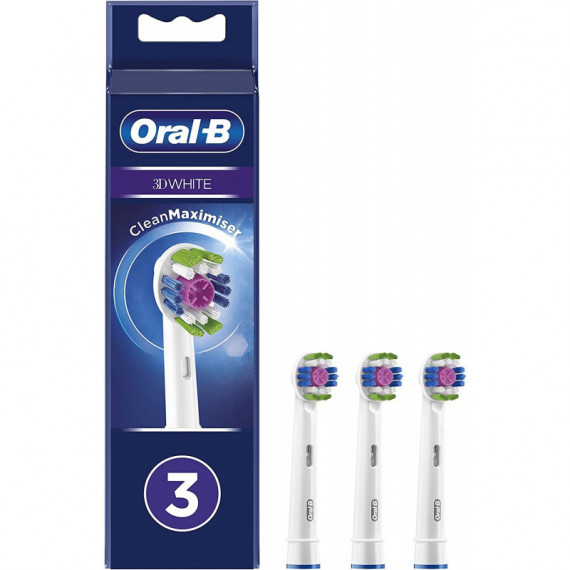 BRAUN Oral-b 3D White EB18-3 Têtes de brosse à dents de rechange EB18-3