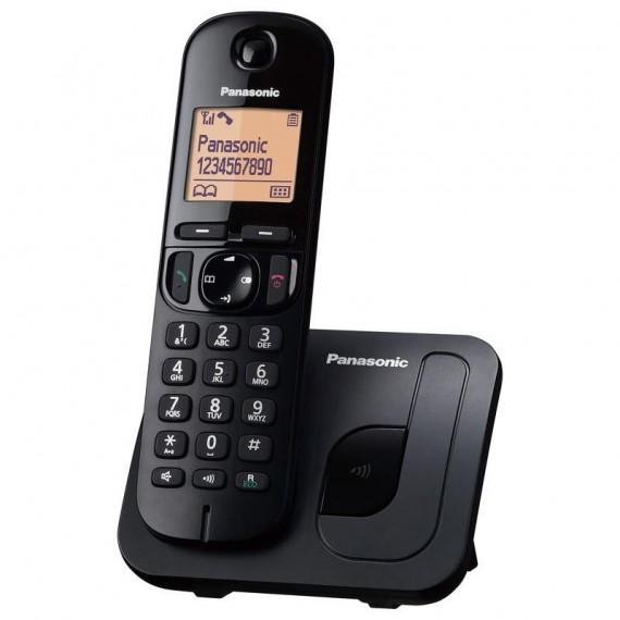 Teléfono Inalámbrico Digital PANASONIC KX-TGC210 Negro