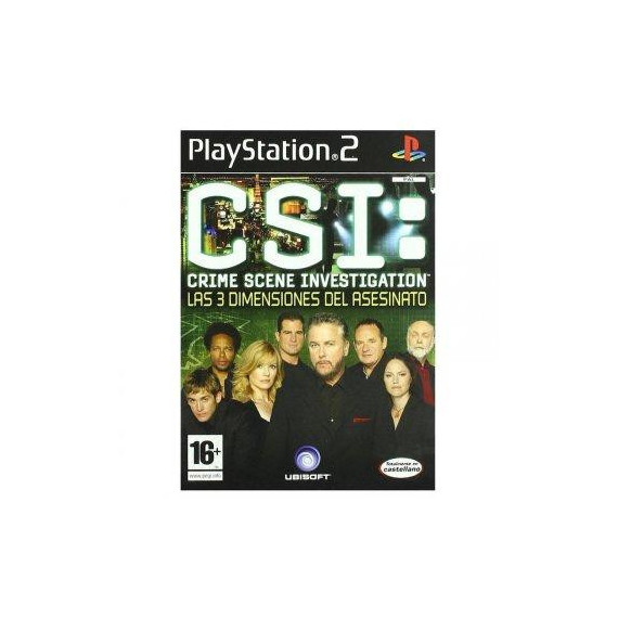 Playstation 2 Game Csi the Three Dimensions of Murder SONY