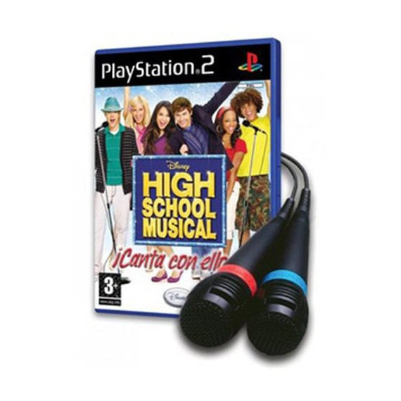 Playstation 2 jogo High School Musical Sing with Them! + Microfones SONY