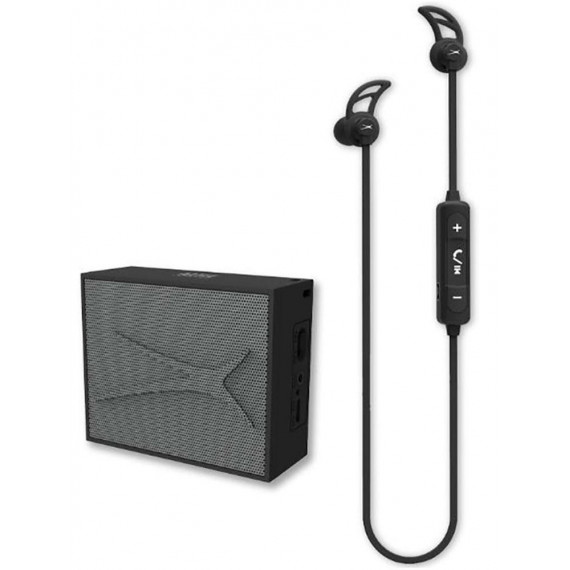 Pack ALTEC LANSING Casque d'écoute Snake + Haut-parleur de poche noir
