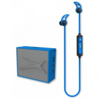 ALTEC LANSING Casque Snake + Haut-parleur Pack Pocket Bleu