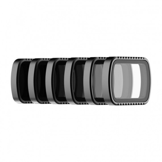 Pack 6 Filtros Standard Series para Dji Osmo Pocket Pl, ND4, ND8, ND16, ND32, ND64  POLARPRO