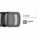 Pack 6 Filtros Standard Series para Dji Osmo Pocket Pl, ND4, ND8, ND16, ND32, ND64  POLARPRO