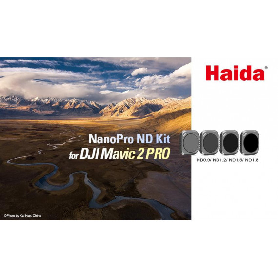Kit de Filtros para Dji Mavic 2 Pro HAIDA Nanopro Nd HD4485