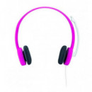 Auriculares LOGITECH Stereo Headset H150 Rosa