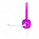 Auriculares LOGITECH Stereo Headset H150 Rosa
