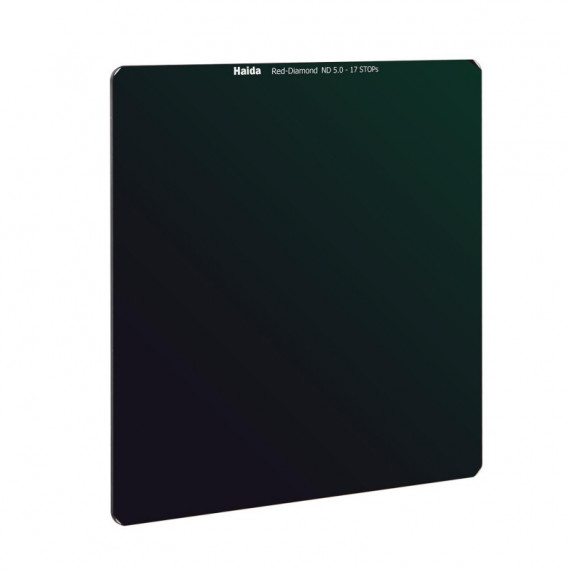 Filtro Cuadrado HAIDA Red Diamond 100X100MM Densidad Neutra ND5,0 128000X HD4610