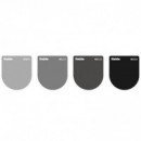 HAIDA Rear Lens Nd Filter Kit (ND0.9+1.2+1.8+3.0) para Canon 11-24MM F/4L Usm con Anillo Adaptador HD4568
