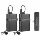 Sistema de Micrófonos Lavalier Inalámbrico para Ios WM4PRO-K4 BOYA