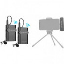 Sistema de Micrófonos Lavalier Inalámbrico para Ios WM4PRO-K4 BOYA
