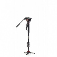 Monópode Video MANFROTTO Xpro 4 Secciones con Rótula Fluida