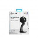 Micrófono de Escritorio USB con Soporte de Mesa BOYA BY-PM300